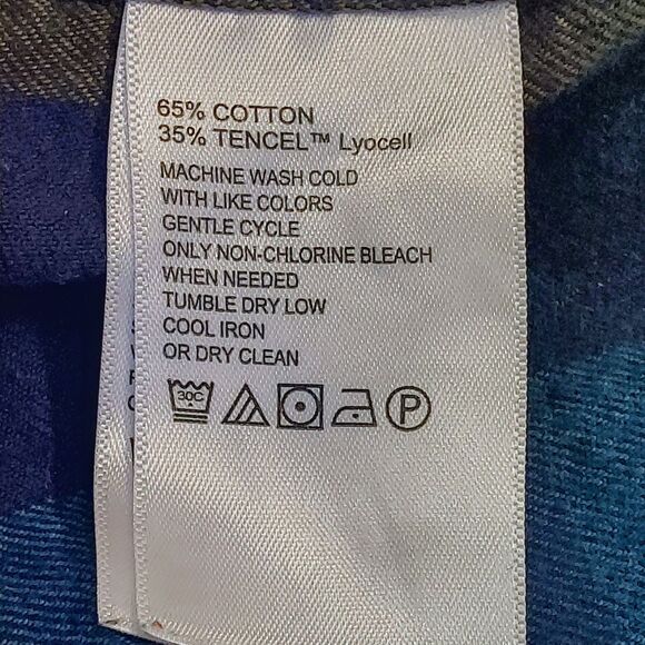 Tommy Bahama Canyon Beach Flannel Men's Large Shirt Button Up Lightweight - Picture 8 of 12